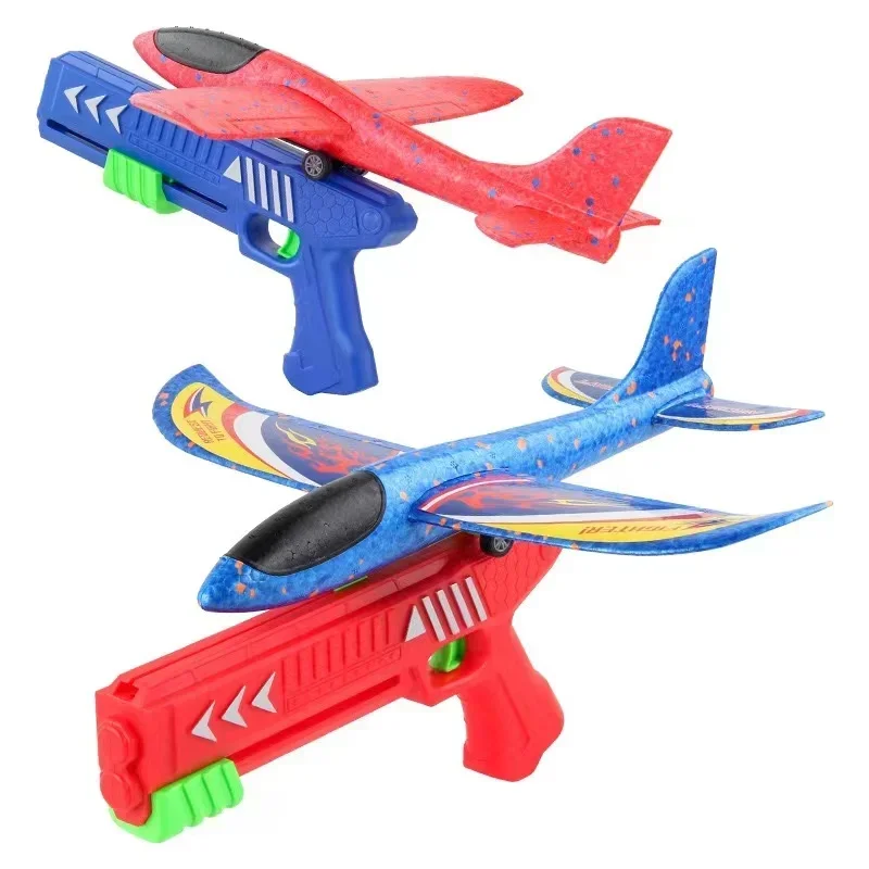Catapult Launcher Toy - Kinder 24/34cm Schaum Flugzeug Spielzeug Pistole