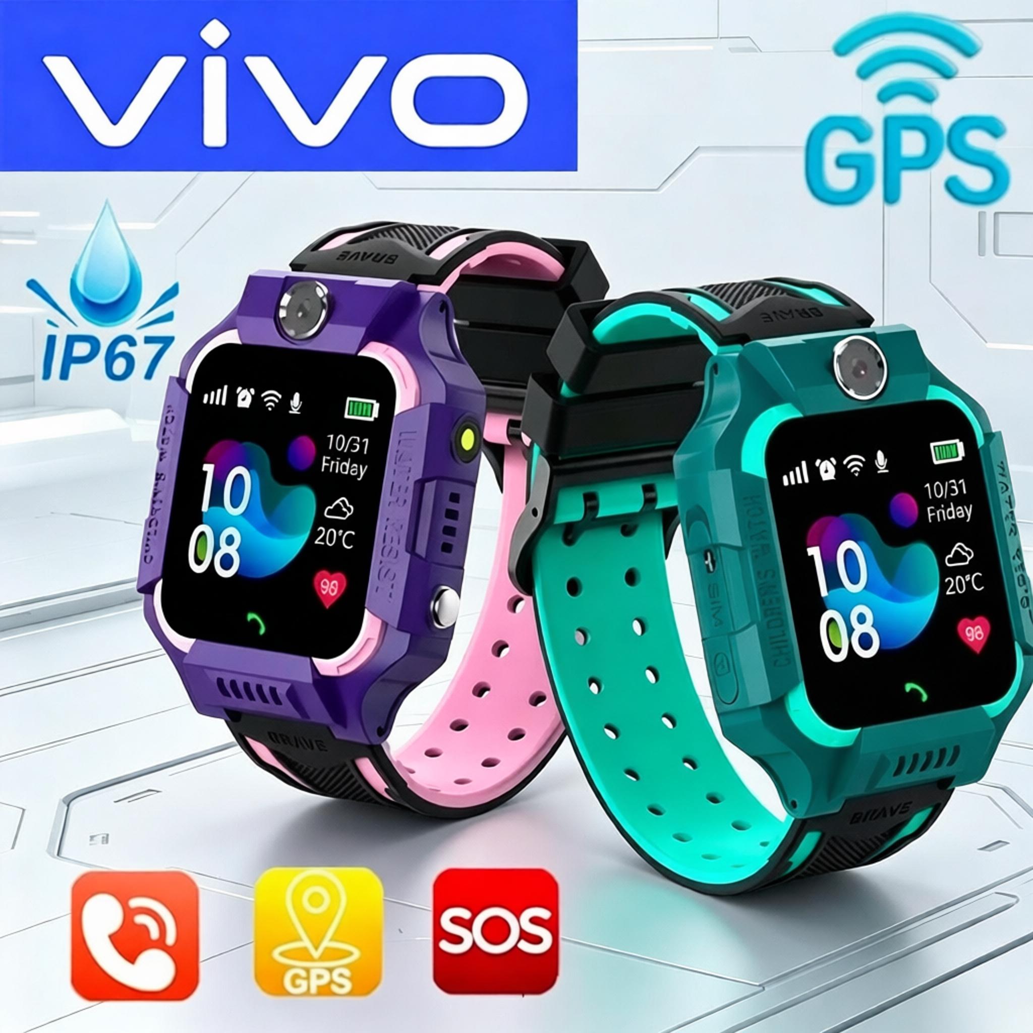 Kids Smartwatch Gps - VIVO 4G Kinder-Smartwatch, GPS-Ortung, SOS, SIM-Karte,