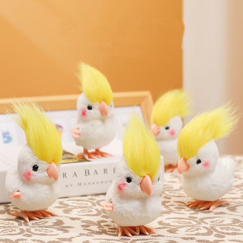 Kids' Toys - INS Kawaii Springender Papagei Simuliertes Plüschtier