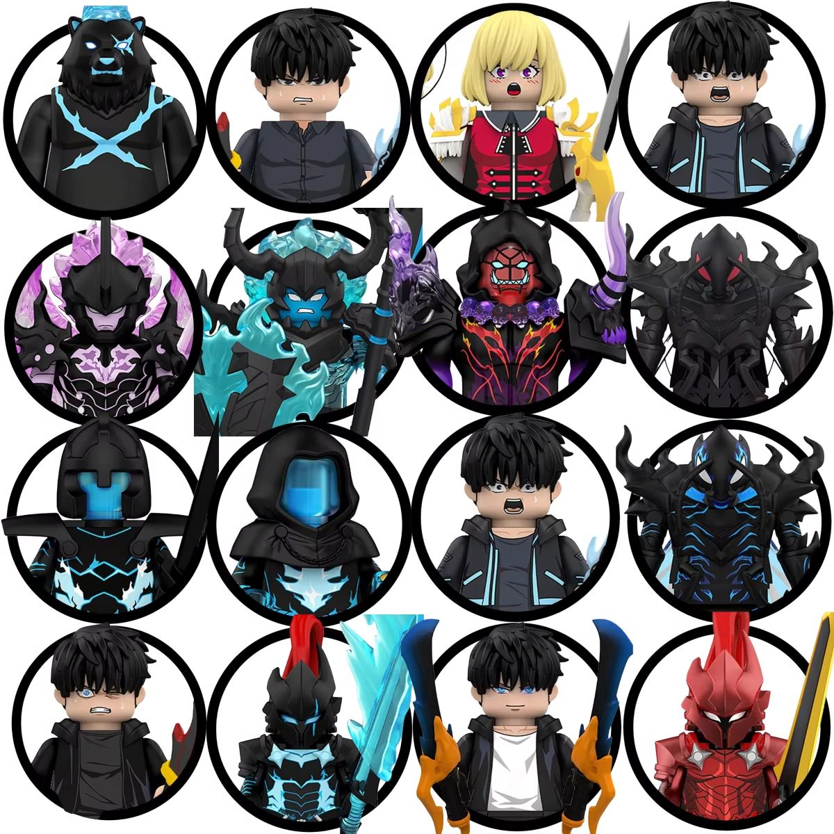 Lego Building Blocks - Blind Box WM6220 Anime Sung Jinwoo
