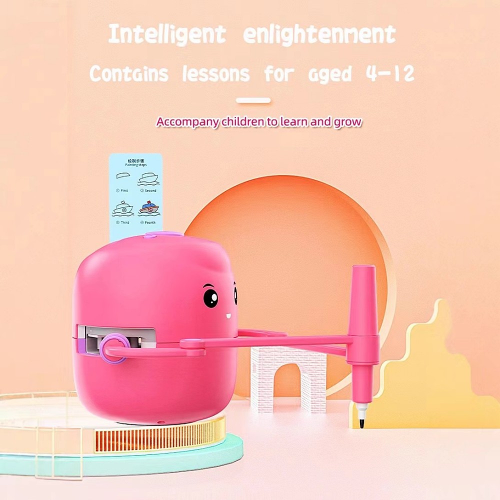 Kids' Toys - Zeichenroboter für Kinder, interaktiver, pädagogischer Zeichenroboter,