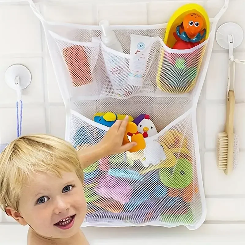 Kids Toys Basket - Kinder-Organizer für Zuhause: Aufbewahrung mit Saugnapf