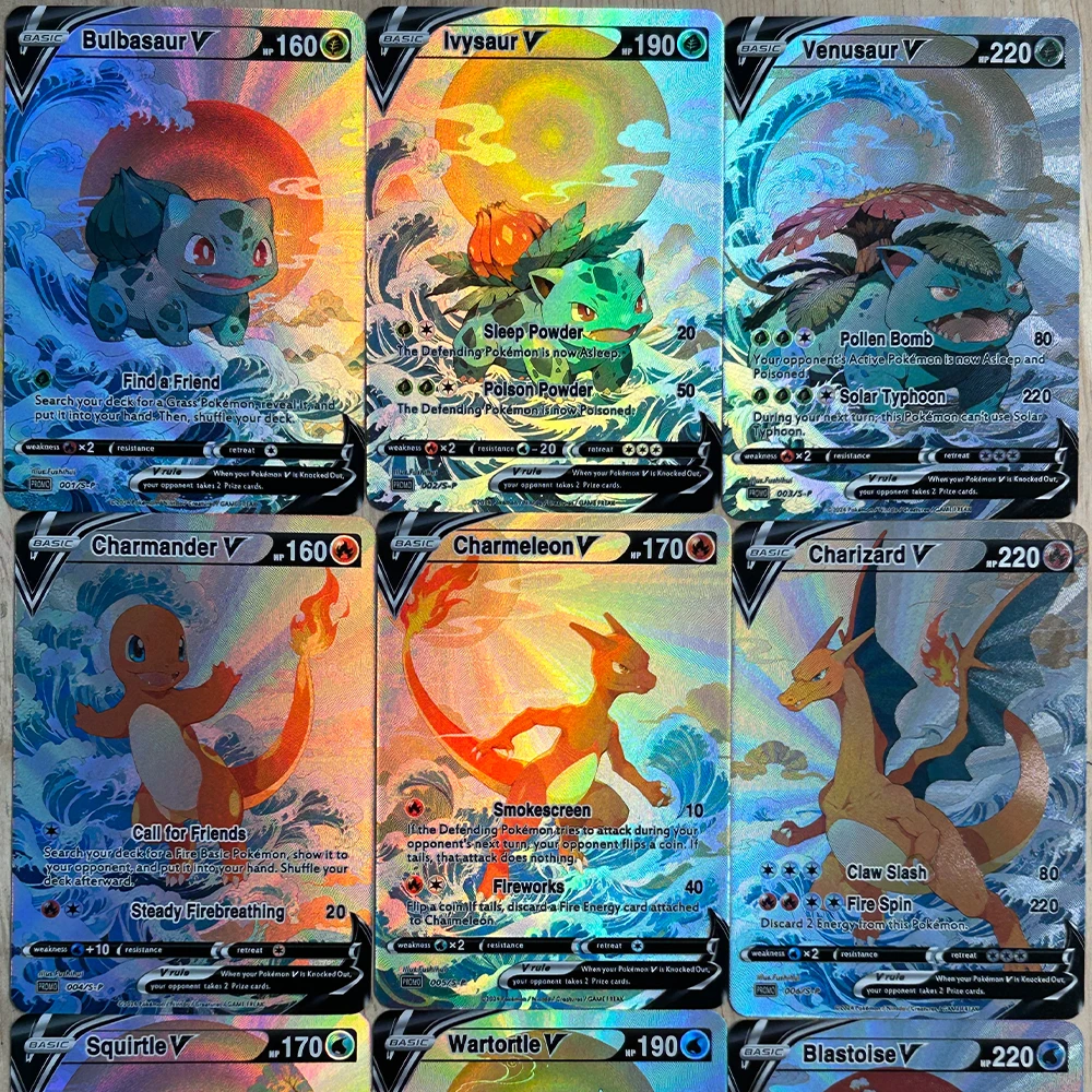 Card Game Kids - 9 Teile/satz DIY Anime PTCG Sammlung