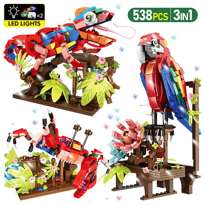 Kids Toys Amazon - MOC 3 in 1 Amazon Dschungel