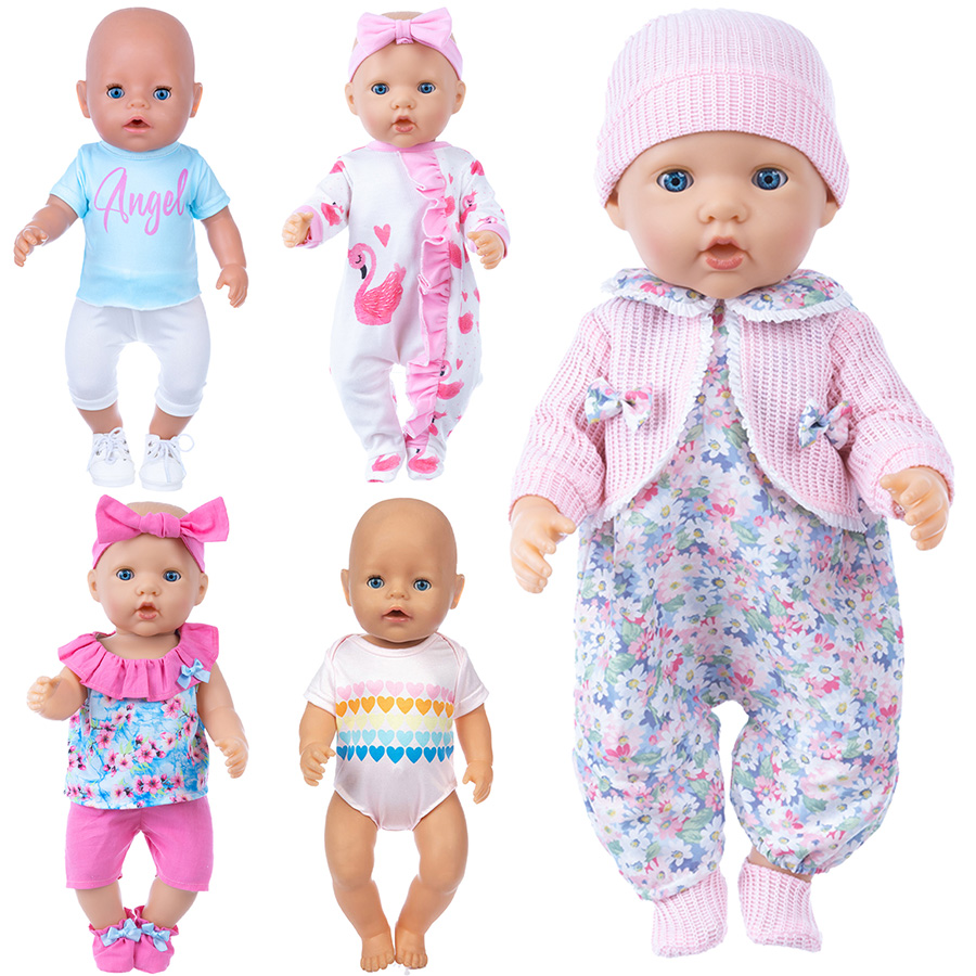 Kids Toys Variety - Puppenkleidung für 18-Zoll-Reborn-Puppen, süßer Pyjama-Anzug für