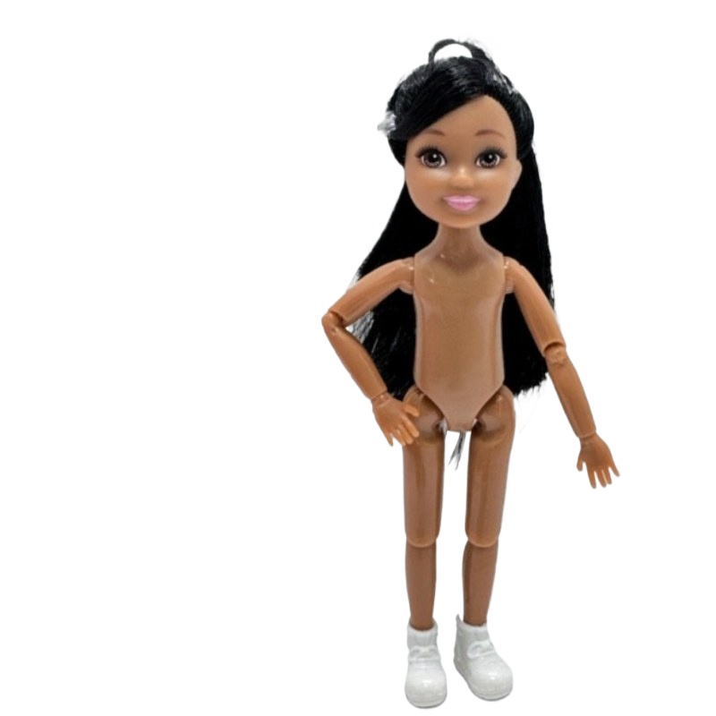 Kids Toys Under £5 - 5-Zoll-Kleine Puppe mit hellbrauner Haut, 14,5