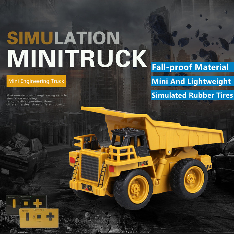 Kids Toys Under £5 - Mini Lautstärke Fernbedienung Bulldozer Gabelstapler Kran