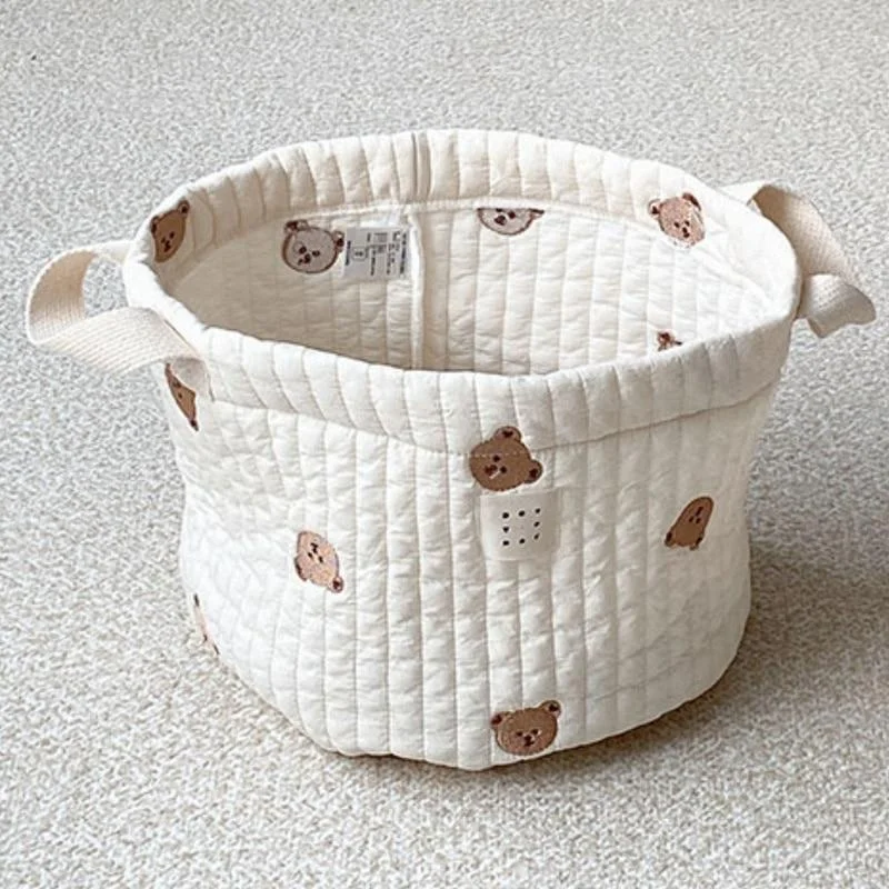 Nette Bär Stickerei Windel Tas – Kids Toys Basket Bewertung und Preis