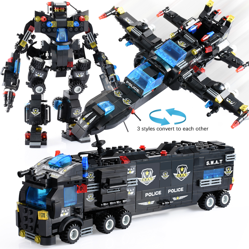 825 + PCS Kreative Stadt Poliz – Kids Toys Under £5 Bewertung und Preis