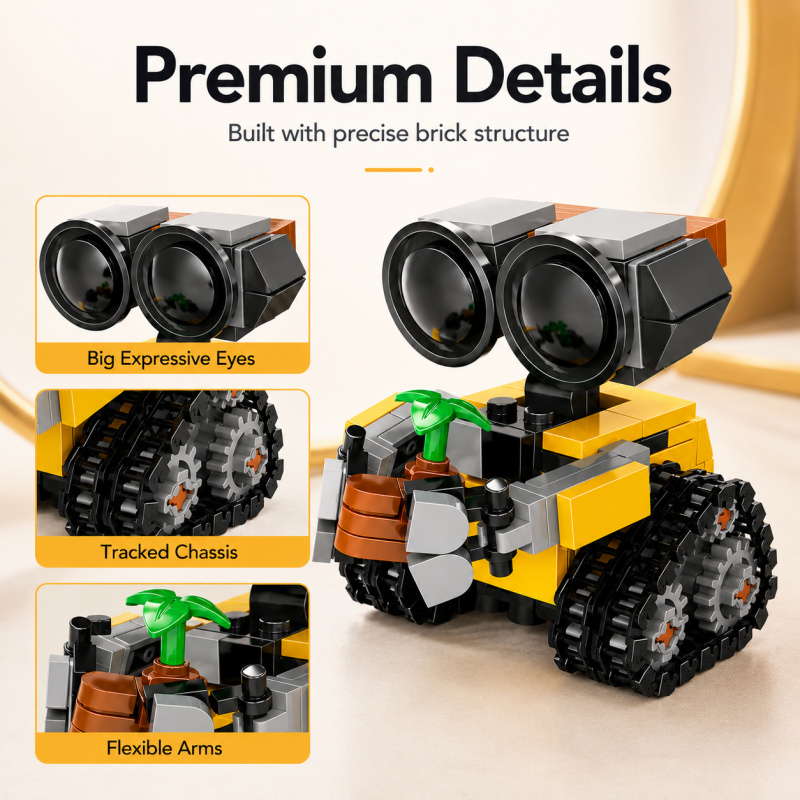 Mini-Roboter-Baustein-Set, Nie – Lego Building Blocks Bewertung und Preis