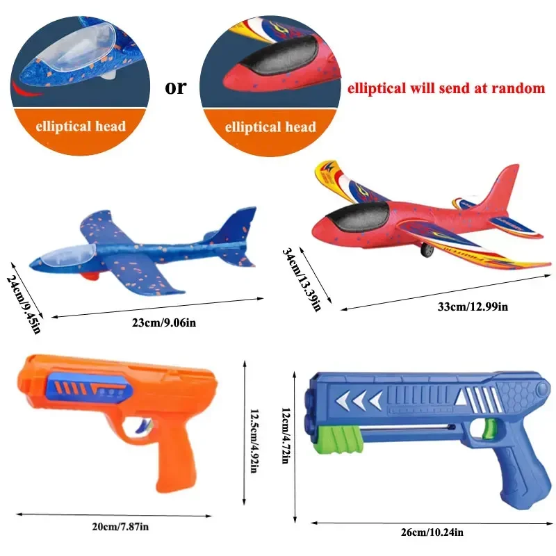 Kinder 24/34cm Schaum Flugzeug – Catapult Launcher Toy Bewertung und Preis