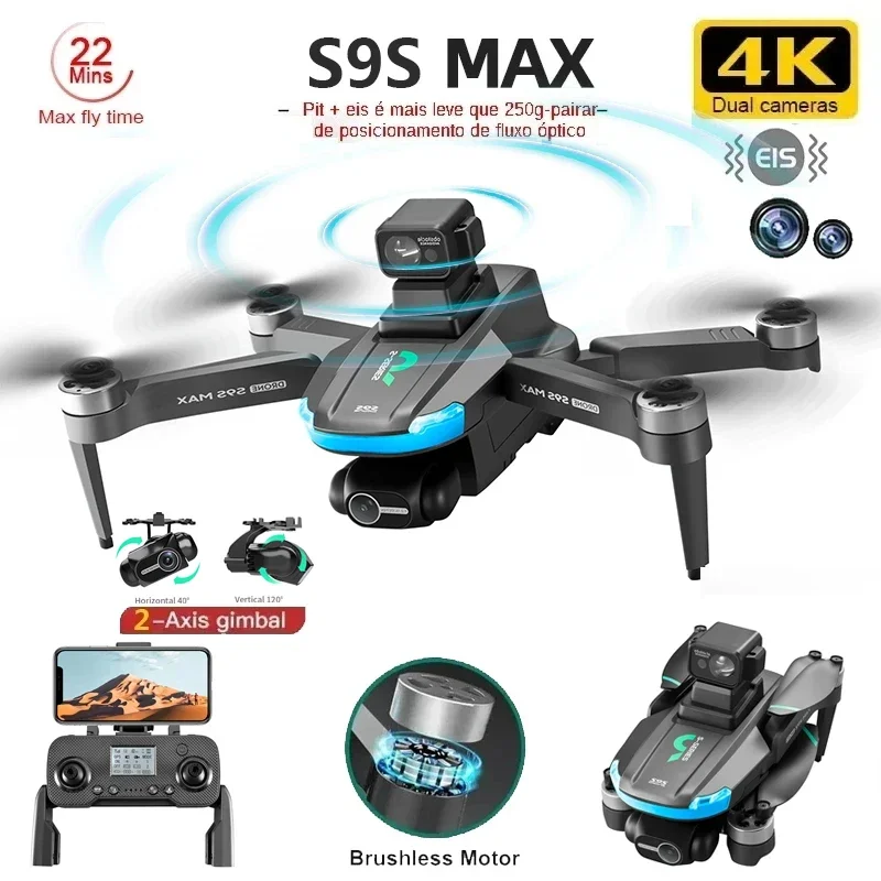 NEUE S9S MAX MINI Drone 4K 2-A – Rc Helicopter Mini Bewertung und Preis