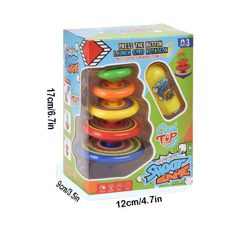 Stapelbares Kreisel-Spielzeug  – Kids Toys Under £5 Bewertung und Preis