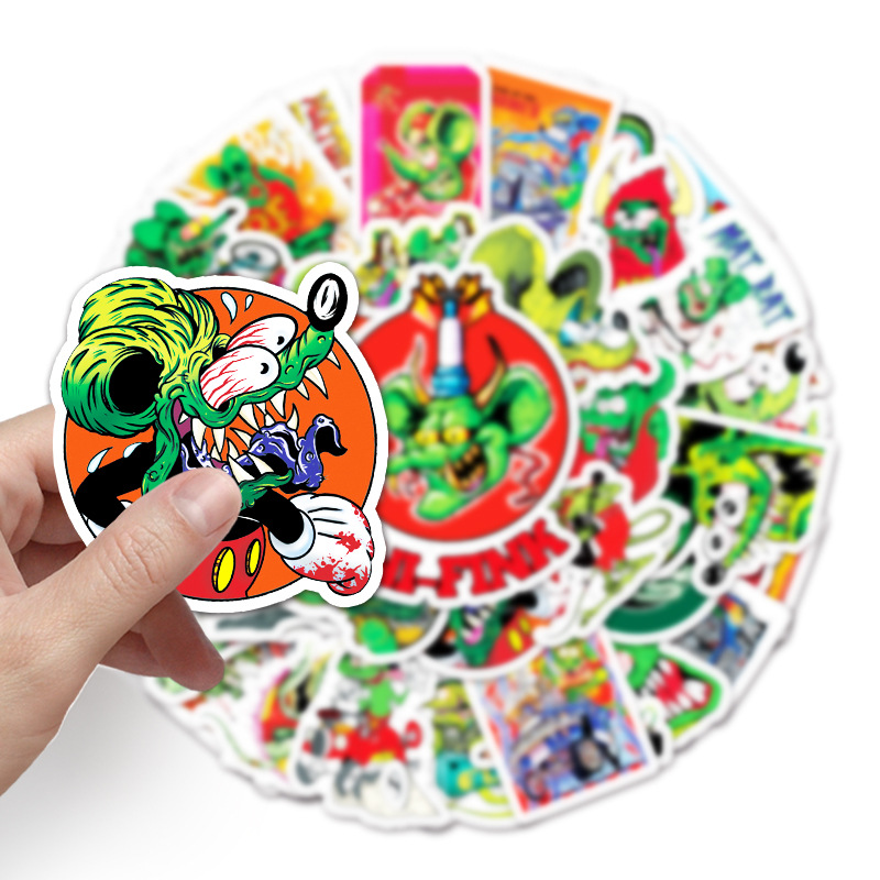 50 Stück Rat Fink Graffiti-Auf – Card Game Kids Bewertung und Preis