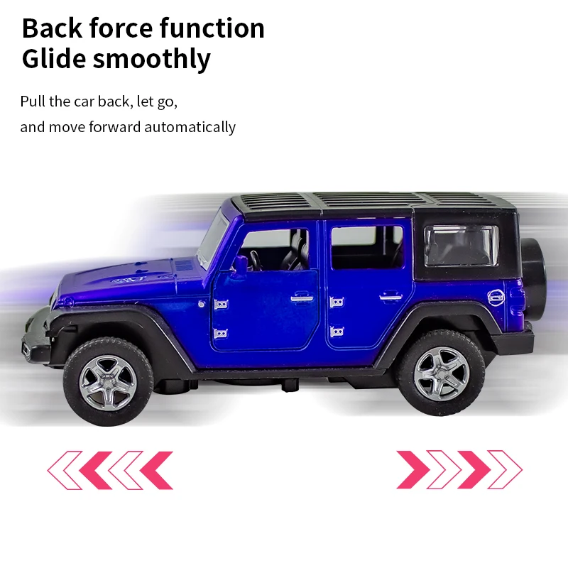 1:36 Legierung JEEPS Wrangler  – Kids Toys Jeep Bewertung und Preis