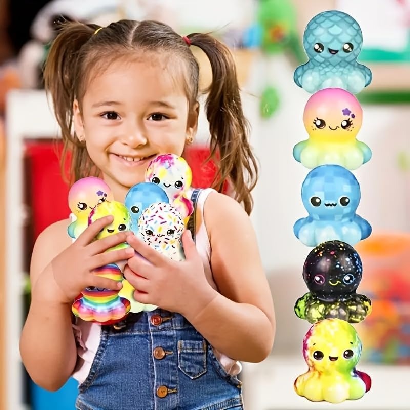 6/12 Stück Oktopus Slow Squish – Kids Toys Basket Bewertung und Preis