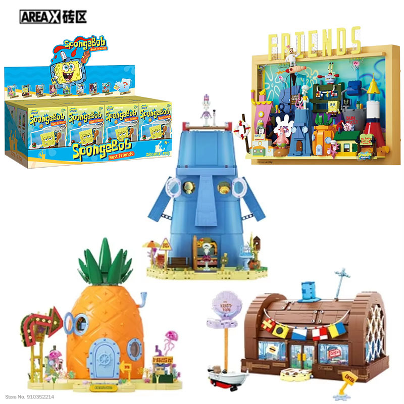 Areax Spongebob Bikini Bottom  – Lego Building Blocks Bewertung und Preis