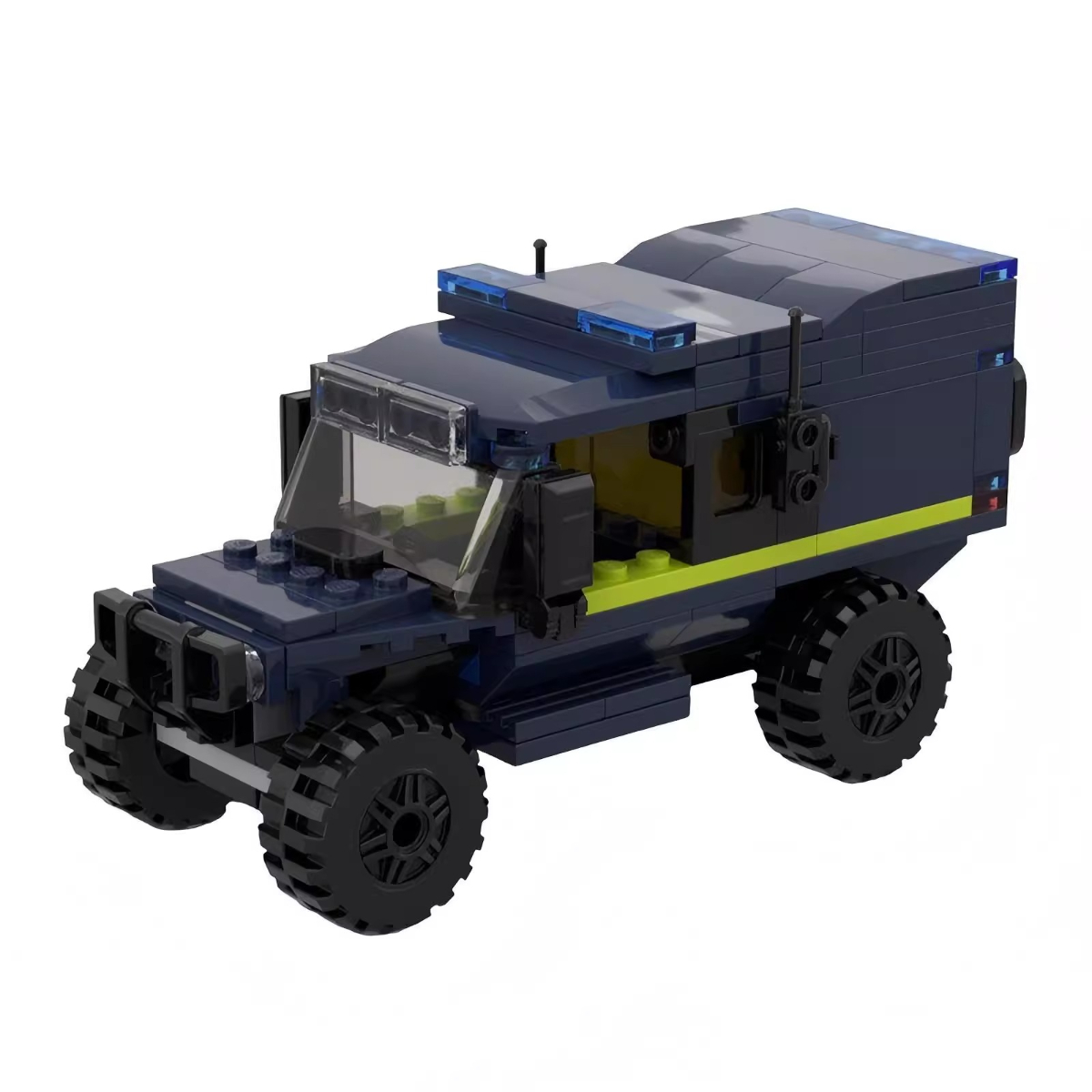 MOC Polizei Mehrzweck-SUV Fahr – Kids Toys Jeep Bewertung und Preis