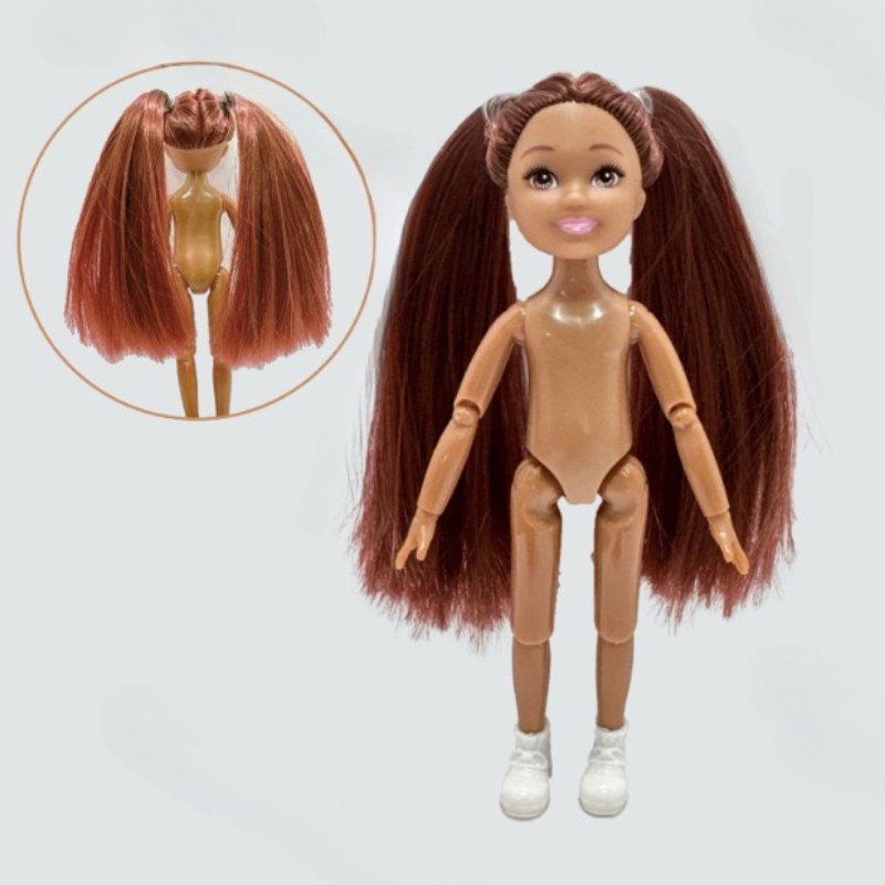 5-Zoll-Kleine Puppe mit hellbr – Kids Toys Under £5 Bewertung und Preis